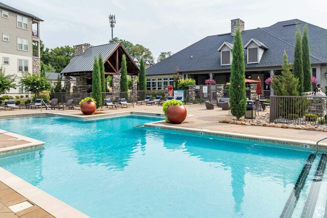 Experience tranquility at this luxurious poolside retreat, offering relaxation and style.