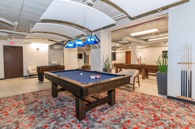 Game Room with Pool Table
