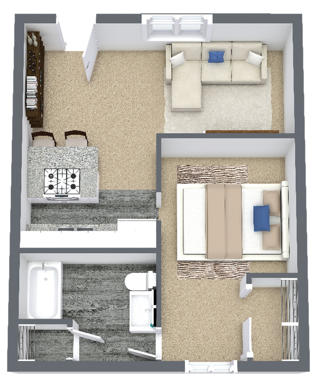 Building Photo - Newly Renovated, Pet-Friendly Living with ... Unit 549-2 Rental