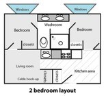 2HAB/1BA