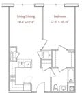 1 Bed 1 Bath