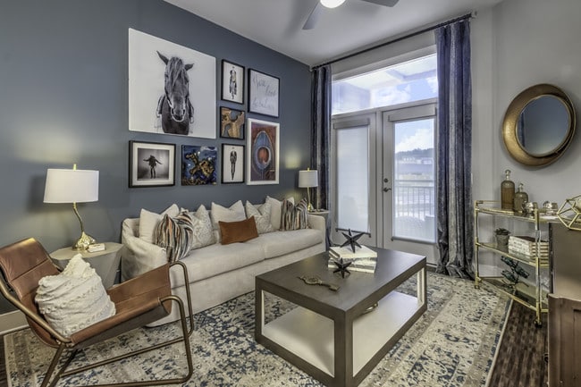 Spacious living rooms