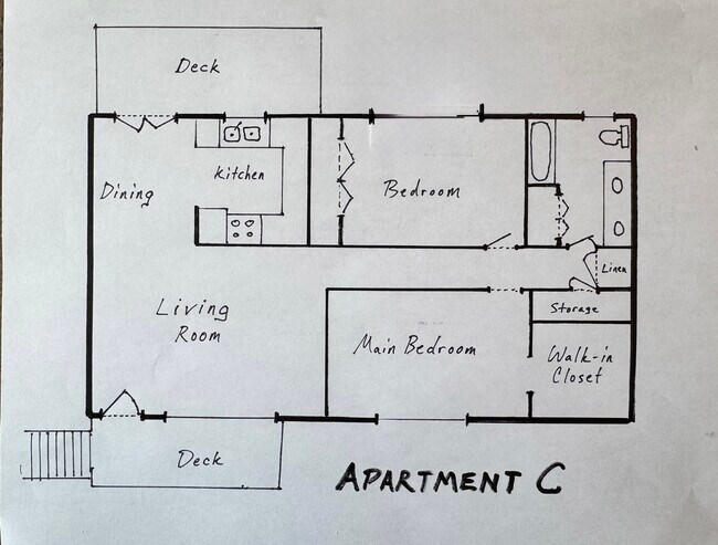 Plano de planta - 15603 42nd Ave S Unidad C