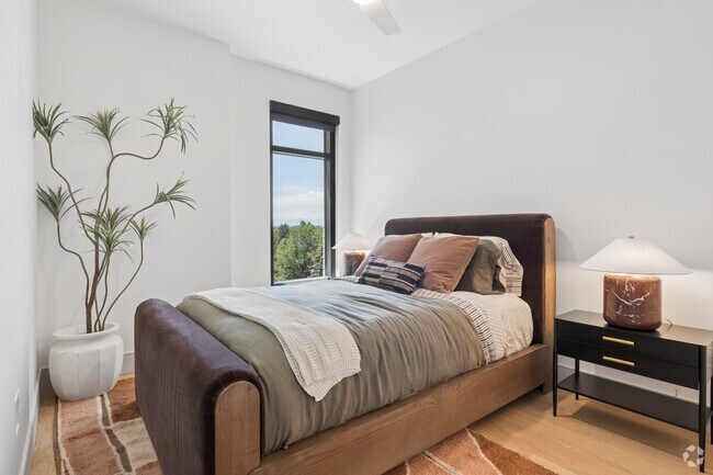 2BR, 2BA - 1,392SF - Primary Bedroom - The Parson