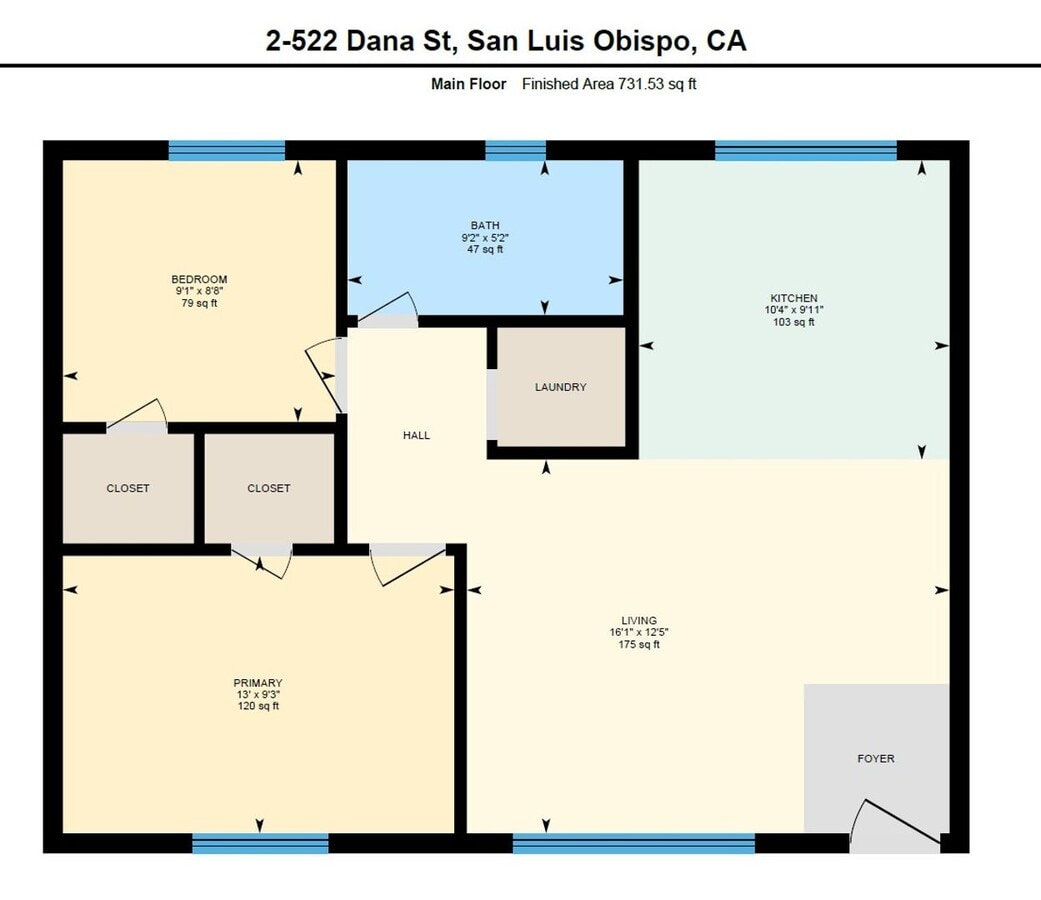 Photo - 2 bedroom 1 bath - AVAILABLE JULY 2026 - MAY 2027 Unidad 522