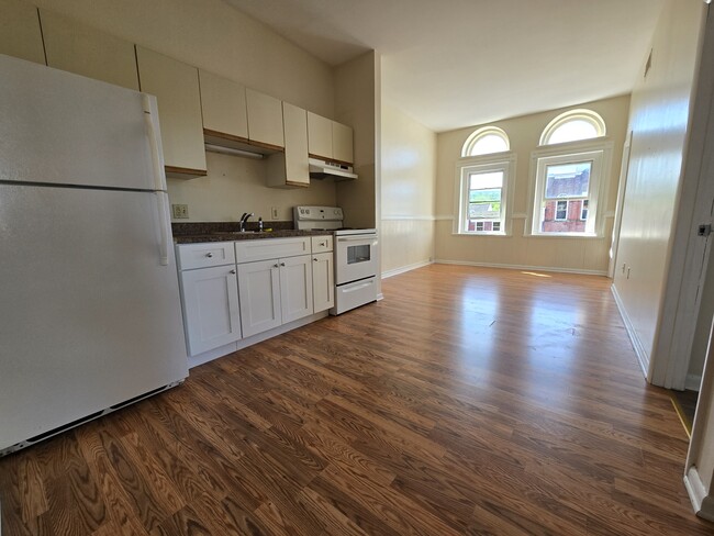 Kitchen and Living Room - 584 Main St Apartments Unit 8