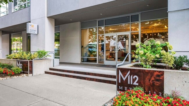 Leasing office located off 111th avenue in Bellevue, Washington - Metro 112 Apartments
