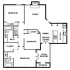 3BR/2BA