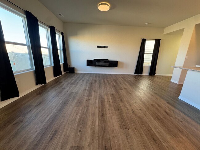 Photo - Spacious 3-Bedroom, 3-Bathroom Two-Story Home with Modern Finishes & Fenced Yard