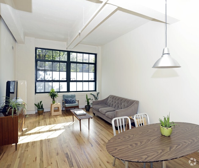 Apt 1 Interior - Living Room 2 - Silk Mill Lofts