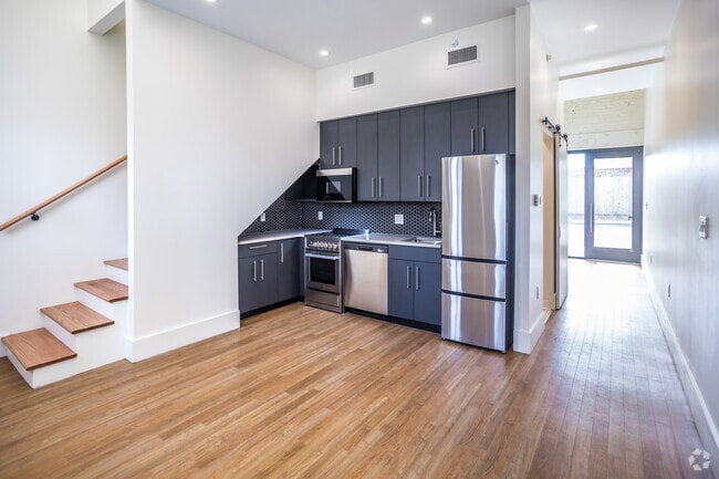 1 BR, 2 BA - 835 SF Townhome