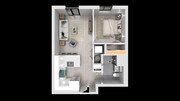 A04 Unit Layout 3D