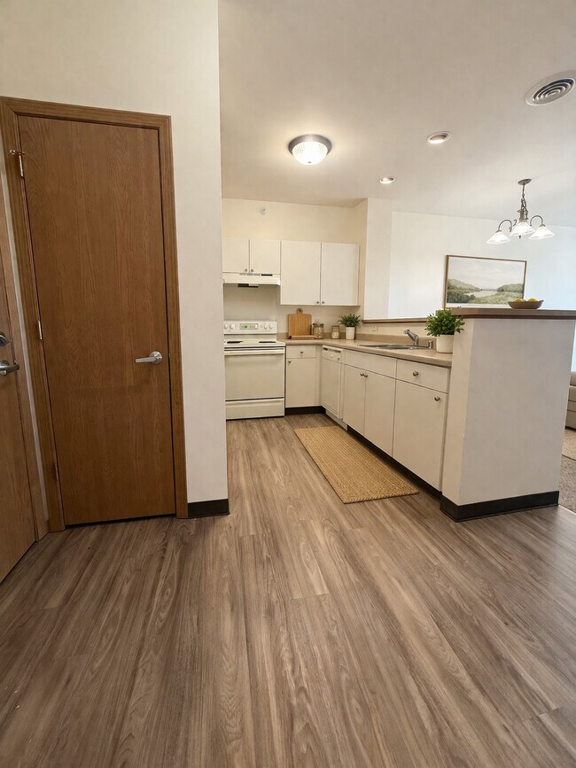 1 bedroom- Kitchen - Hanover Square Apartments