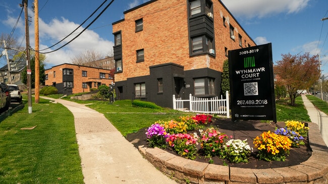 Front of Wynmawr Court - Wynmawr Court Apartments