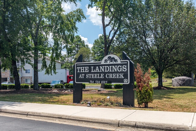 Property Sign - Landings at Steele Creek