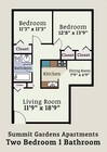 2BR/1BA