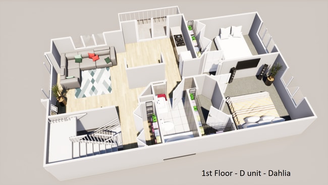 Building Photo - 3 Br/ 2 Ba Townhome, Dahlia Model