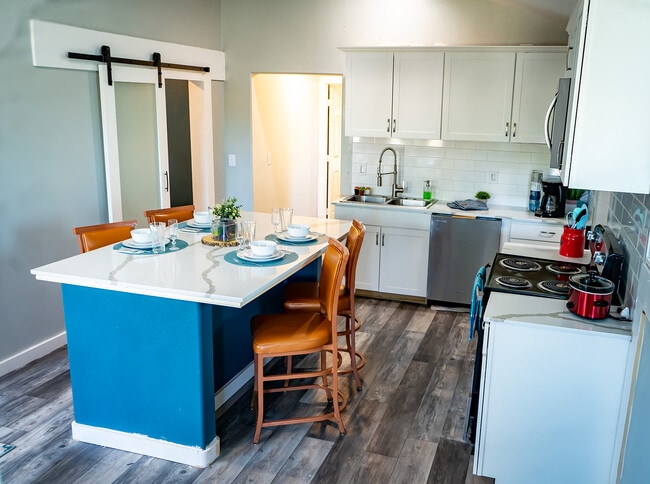 Kitchen with View towards Back Room - 2261 Marlboro Dr Unit Upstairs Guest House