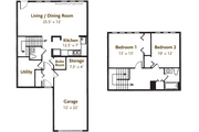 2 Bedroom 1.5 Bathroom Townhouse