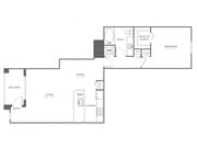Boca One Bedroom One Bath (857 SF)