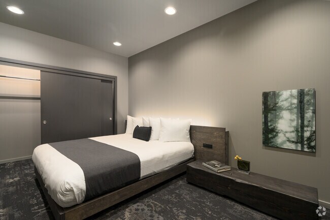 2BR, 1BA - 1,270SF - Bedroom
