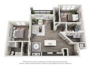 B2_2Bed_2Bath_1125 Sq Ft