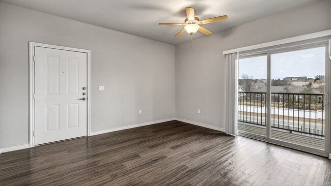 Spacious common areas and private patios