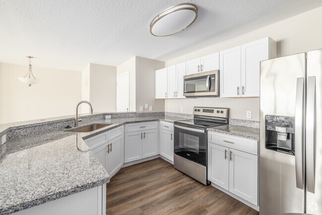 2BR, 2BA - 1247SF - Kitchen - The Vibe at Celebration Pointe