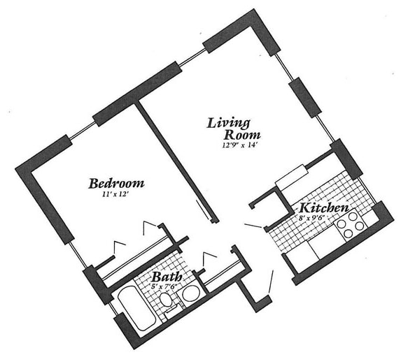 1BR/1BA - 1 Bdr Sm