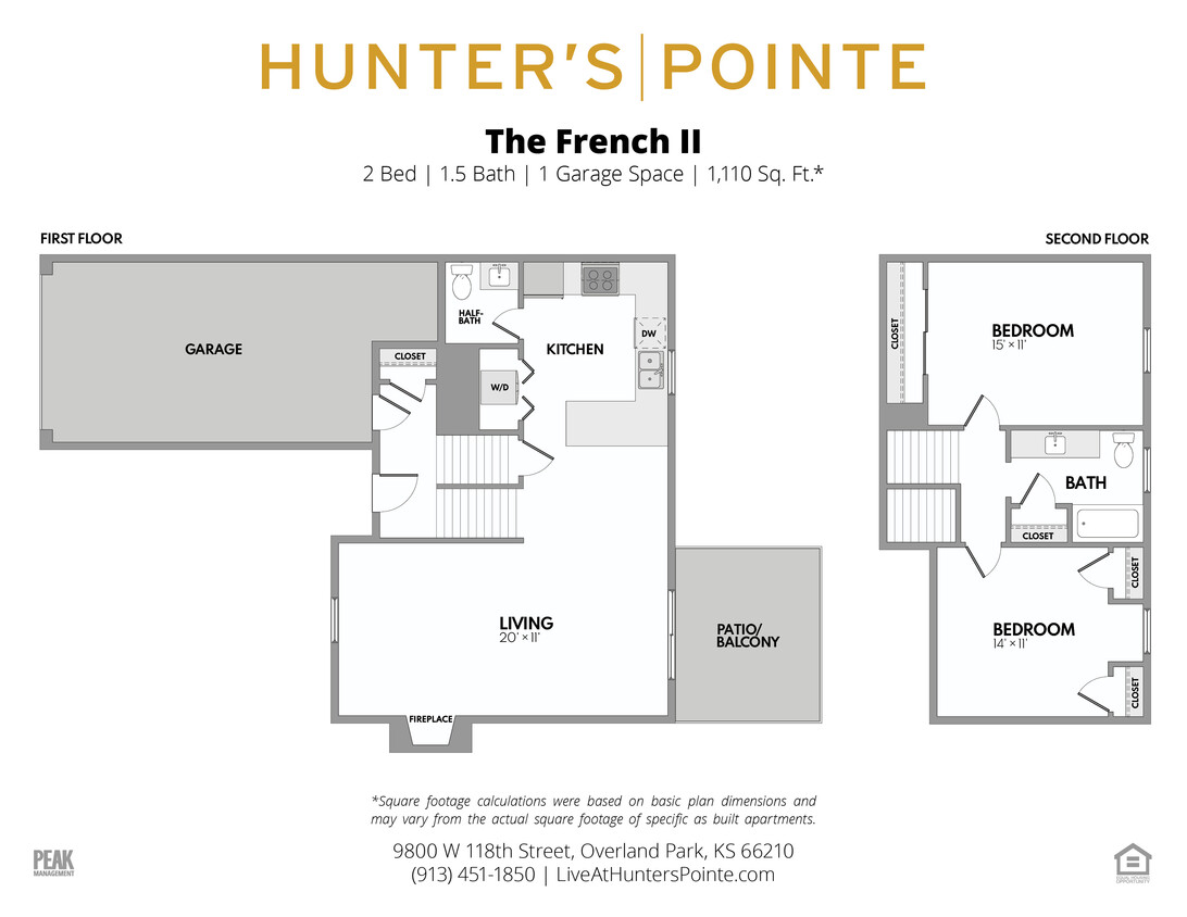 The French II - Floor Plan - French II
