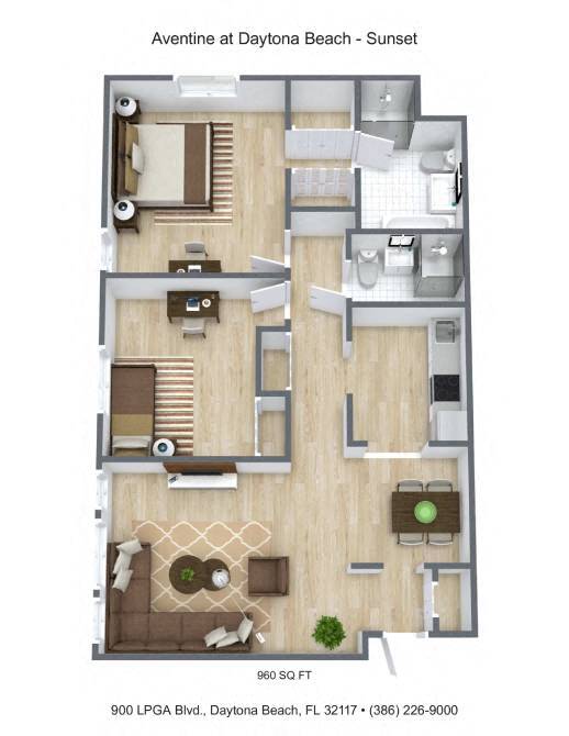 Floor Plan - Sunset