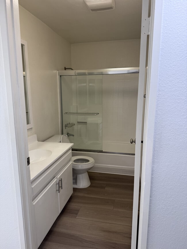 Hallway bathroom