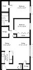 2BR/1BA
