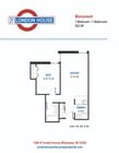 Monument - 1 Bed / 1 Bath - 522 SF