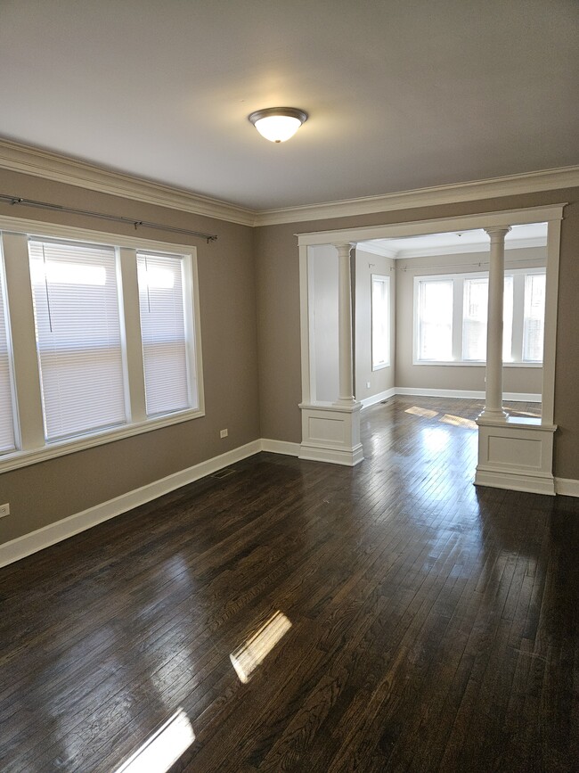Spacious Living and Dining Room - 8539 S Colfax Ave Unit First Floor  1