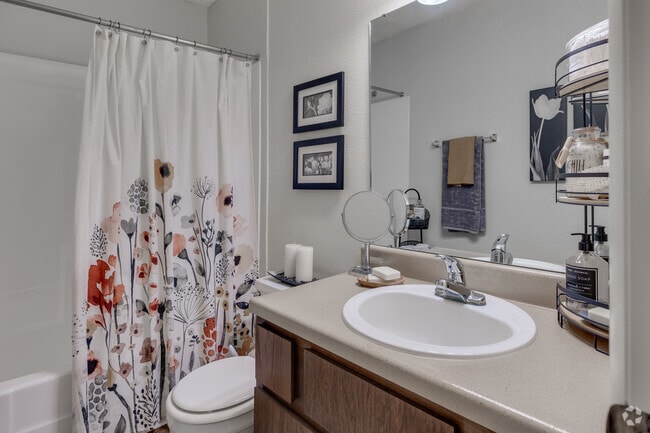 2BR, 2BA - 1100SF - Restroom - Sugarberry Apartments