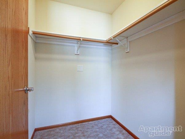 Large walk in master closet