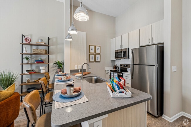 A6 1BR, 1BA - 674SF - Ktichen