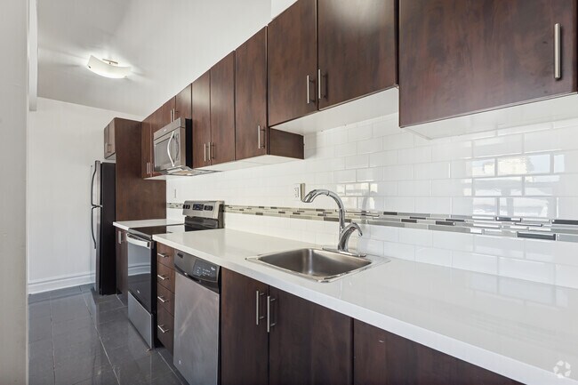 1 chambre, 1 salle de bain - 491 pi² - Cuisine - 1660 Bathurst Street