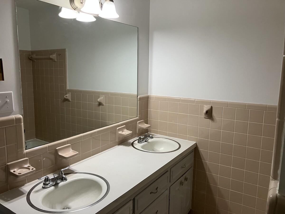 Hall bathroom - 3608 Red Bud St