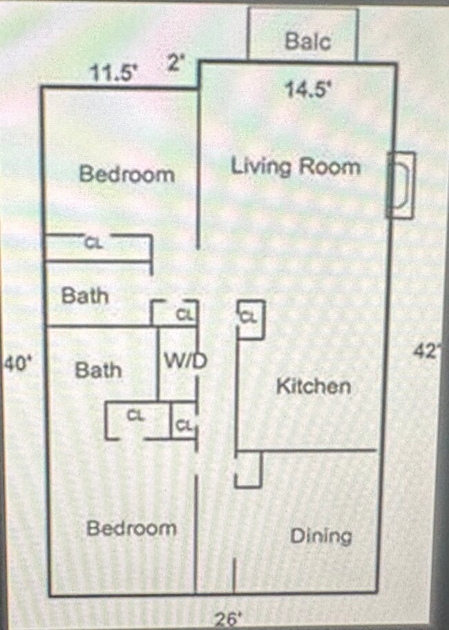 Floorplan - 103 Westover Ave Unit 202