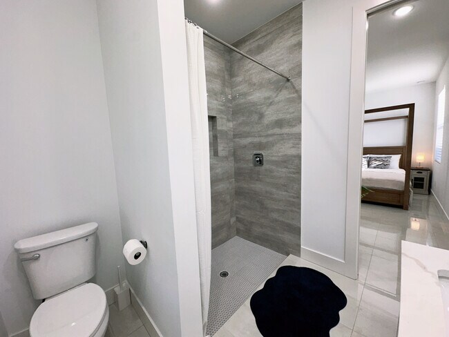 Brand new shower - 4730 Marguerita Dr Unit Guest Bedroom