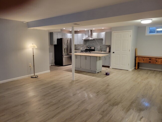 Kitchen and living room - 321 E Jefferson St
