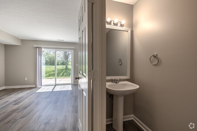 2BR, 1.5BA - 1,200SF - Half Bath