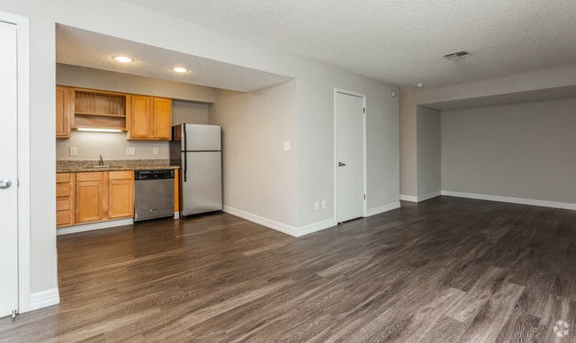 STUDIO 1BA - 512SF Living Area & Kitchen