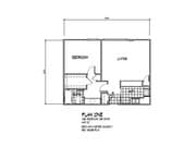 1BR/1BA Floor Plan