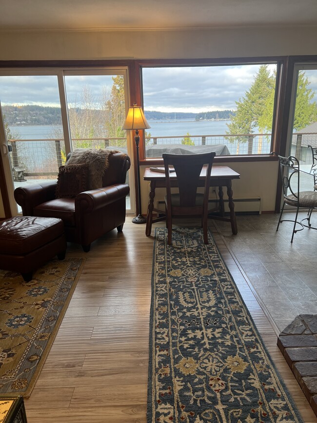 Living Room View of Bay - 6711 Sunset View Dr NW House