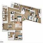 4 habitaciones y 4 baños - D10