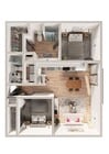 Legacy North - B2AU1 Floorplan