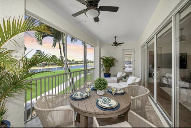 Lanai overlooking Golf Course and Water - 2448 Terra Verde Ln Condo Unit 2448 TerraVerde Ln Naples